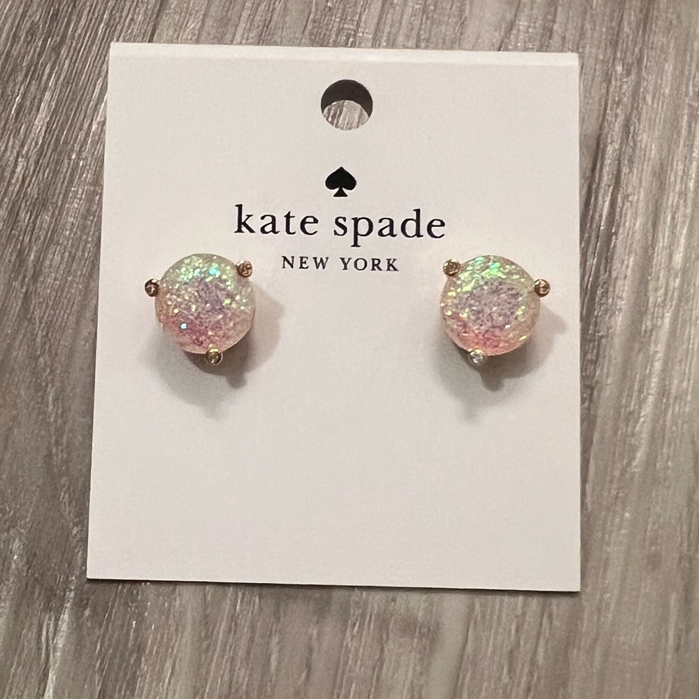 kate spade Opal Glitter “Rise and Shine” earrings - Picture 3 of 5